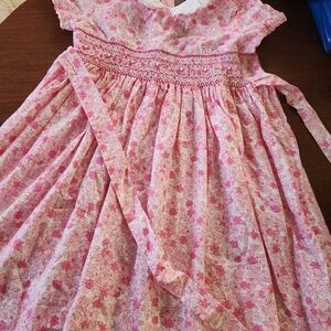 Floral Pink Kids Dress